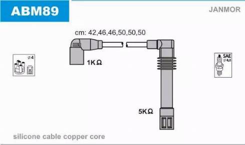 Janmor ABM89 - Süütesüsteemikomplekt parts5.com