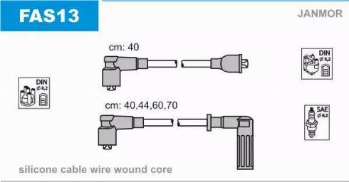 Janmor FAS13 - Set cablaj aprinder parts5.com