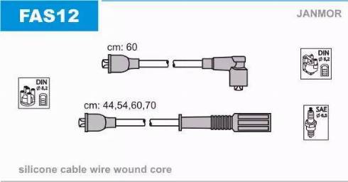 Janmor FAS12 - Set cablaj aprinder parts5.com