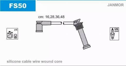 Janmor FS50 - Set cablaj aprinder parts5.com