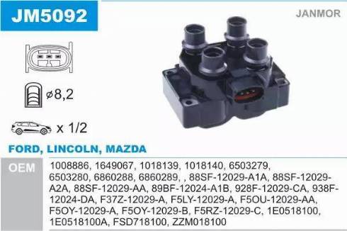 Janmor JM5092 - Vzigalna tuljava parts5.com