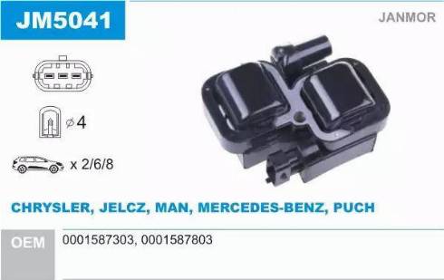 Janmor JM5041 - Zündspule parts5.com