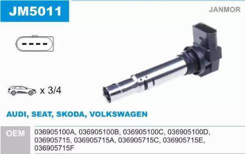 Janmor JM5011 - Indukcioni kalem (bobina) parts5.com