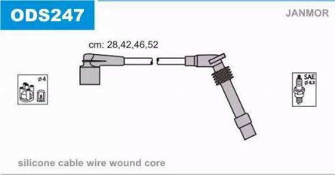 Janmor ODS247 - Set cablaj aprinder parts5.com