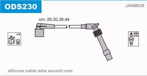 Janmor ODS230 - Set cablaj aprinder parts5.com