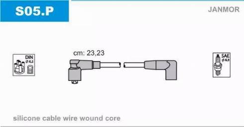 Janmor S05.P - Set cablaj aprinder parts5.com