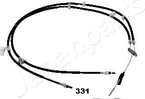 Japanparts BC-331 - Cable, parking brake parts5.com