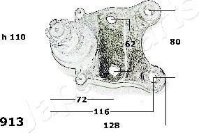 Japanparts BJ-913 - Articulatie sarcina / ghidare parts5.com