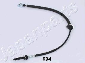 Japanparts GC-634 - Cablu ambreiaj parts5.com