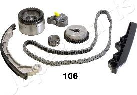 Japanparts KDK-106V - Vezérműlánc készlet parts5.com