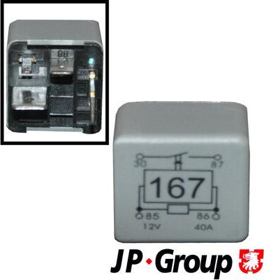 JP Group 1199206900 - Relé, palivové čerpadlo parts5.com