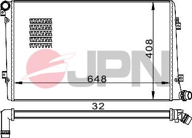 JPN 60C9063-JPN - Radiator, racire motor parts5.com