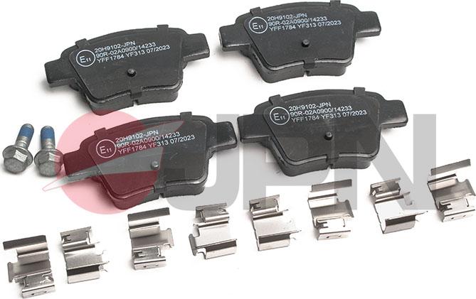 JPN 20H9102-JPN - Brake Pad Set, disc brake parts5.com