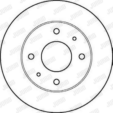 Jurid 561861JC - Disc frana parts5.com