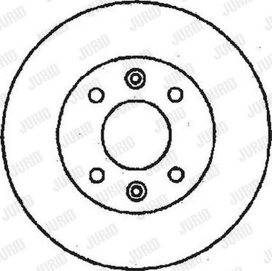 Jurid 561235JC - Disc frana parts5.com