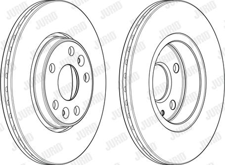 Jurid 563080JC - Δισκόπλακα parts5.com