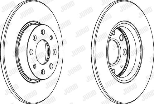 Jurid 563020JC - Disco de freno parts5.com