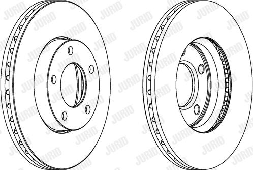 Jurid 563028JC - Disque de frein parts5.com