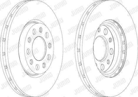 Jurid 562916JC - Disco de freno parts5.com