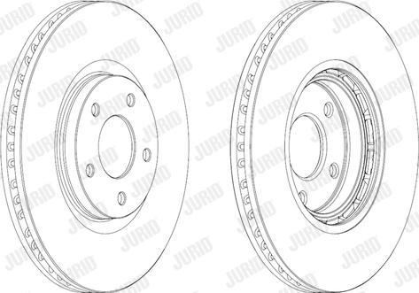 Jurid 562465JC - Disc frana parts5.com