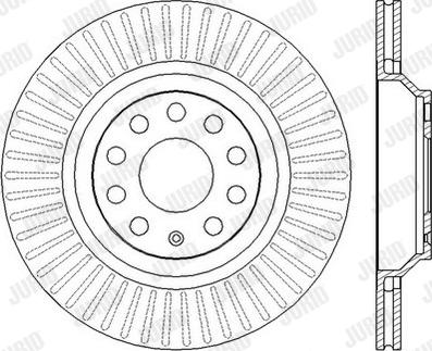 Jurid 562432JC - Disc frana parts5.com