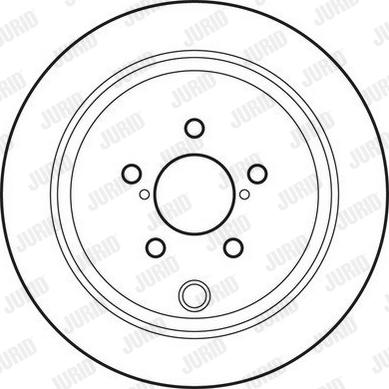 Jurid 562660JC - Disque de frein parts5.com