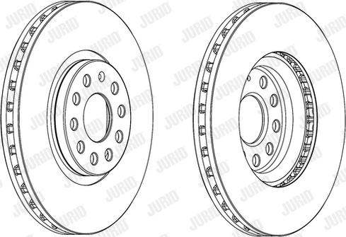 Jurid 562688JC-1 - Kočioni disk parts5.com