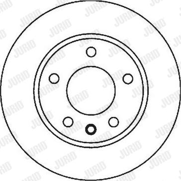 Jurid 562053JC - Kočni disk parts5.com