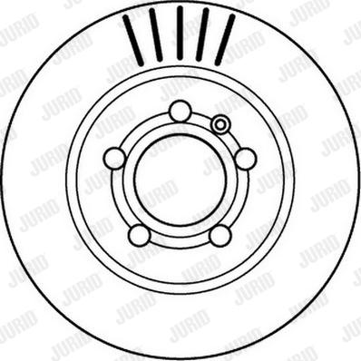 Jurid 562133JC - Тормозной диск parts5.com