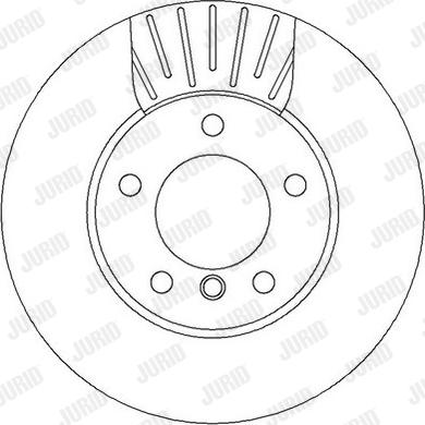 Jurid 562317JC - Disc frana parts5.com