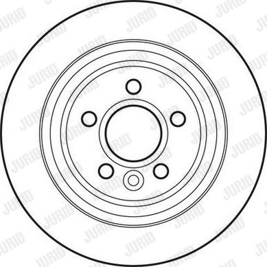 Jurid 562741JC - Brake Disc parts5.com