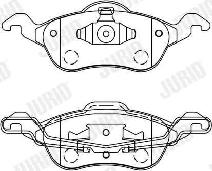 Jurid 571967J - Brake Pad Set, disc brake parts5.com