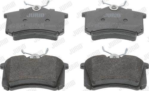 Jurid 571906D - Set placute frana,frana disc parts5.com