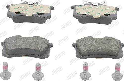 Jurid 571906J - Sada brzdových destiček, kotoučová brzda parts5.com