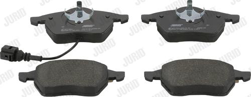 Jurid 571984J - Set placute frana,frana disc parts5.com