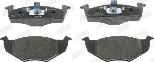 Jurid 571923J - Set placute frana,frana disc parts5.com