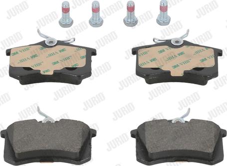 Jurid 571361J - Sada brzdových destiček, kotoučová brzda parts5.com