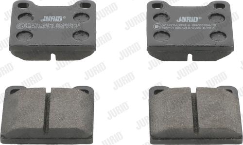 Jurid 571279J - Set placute frana,frana disc parts5.com