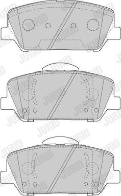 Jurid 573447J - Set placute frana,frana disc parts5.com