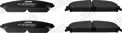 Jurid 573404J - Brake Pad Set, disc brake parts5.com