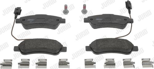 Jurid 573632J - Set placute frana,frana disc parts5.com