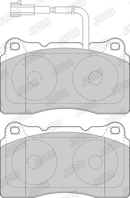 Jurid 573637J - Set placute frana,frana disc parts5.com