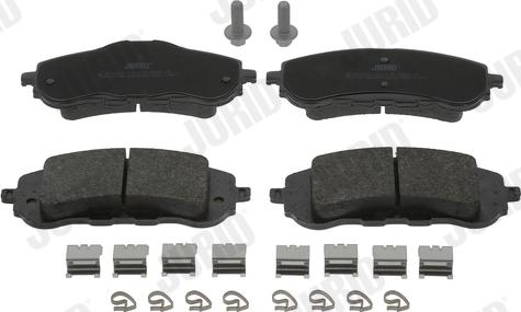 Jurid 573620J - Set placute frana,frana disc parts5.com