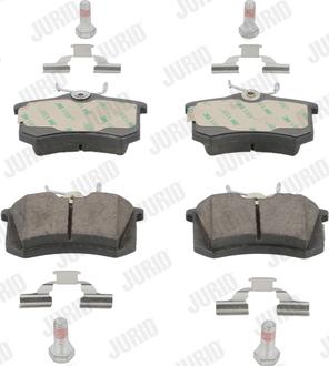 Jurid 573005JC - Set placute frana,frana disc parts5.com