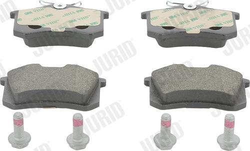 Jurid 573005J - Set placute frana,frana disc parts5.com