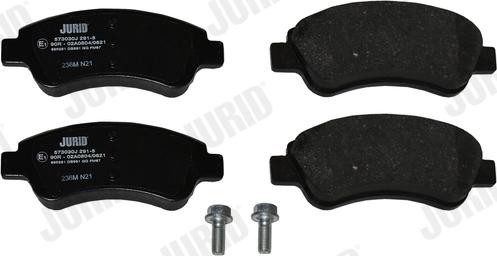 Jurid 573030J - Set placute frana,frana disc parts5.com