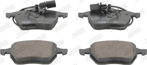 Jurid 573037JC - Set placute frana,frana disc parts5.com