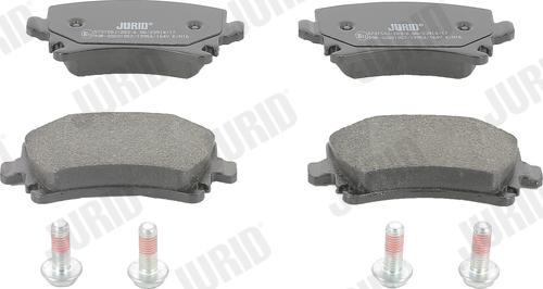 Jurid 573158J - Sada brzdových destiček, kotoučová brzda parts5.com