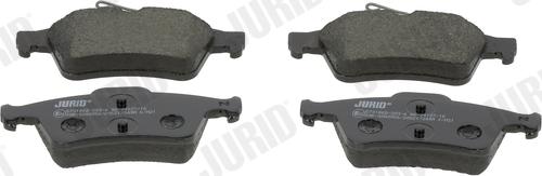 Jurid 573186D - Brake Pad Set, disc brake parts5.com