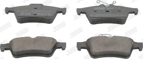 Jurid 573186JC - Sada brzdových destiček, kotoučová brzda parts5.com